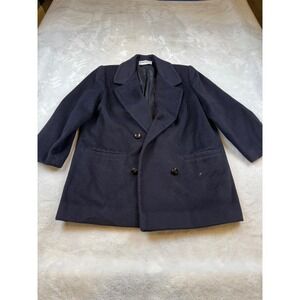 Forecaster of Boston Wool‎ Blend Coat Women's Size 10 Petite Double Breasted